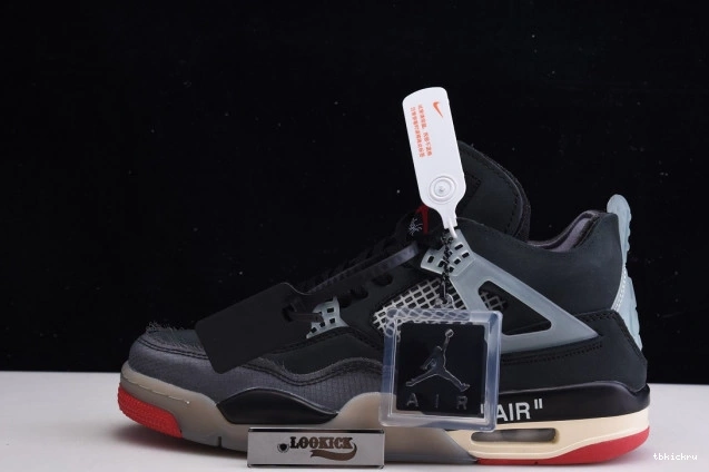 TBK Retro CV9388-001 4 Jordan x White Off Bred Air 0731